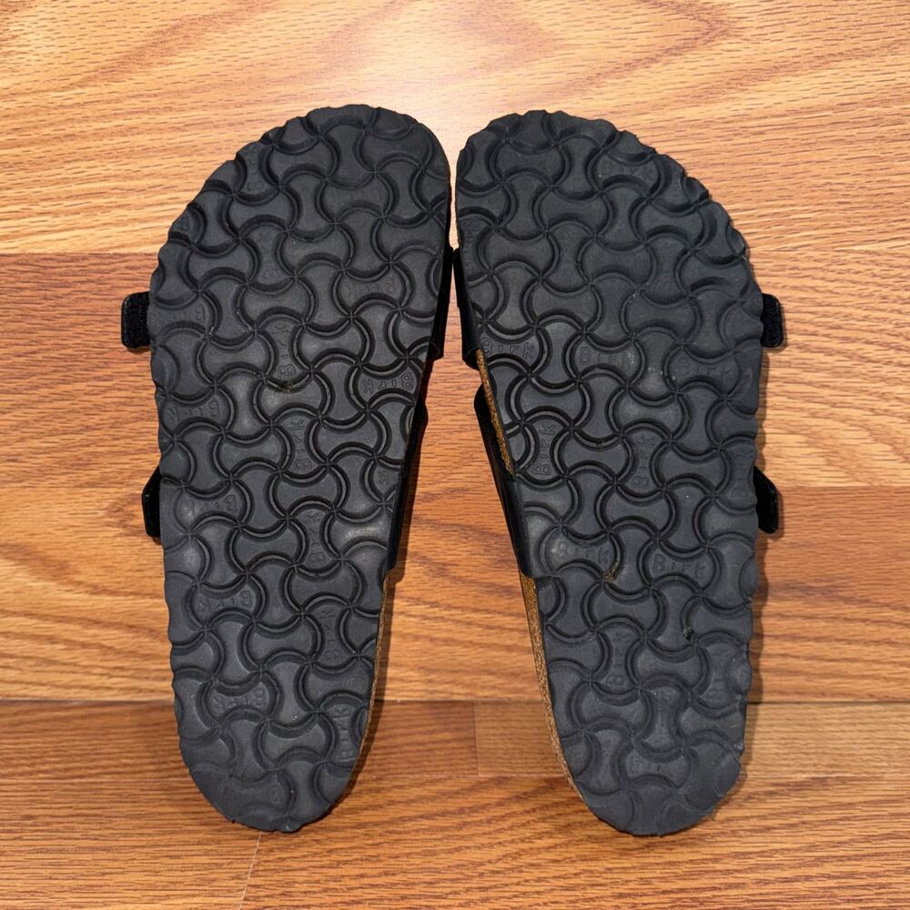 Birkenstock Yao Black Birko-Flor Sandals EU 39 US 8 Asymmetrical Comfort - Picture 7 of 9